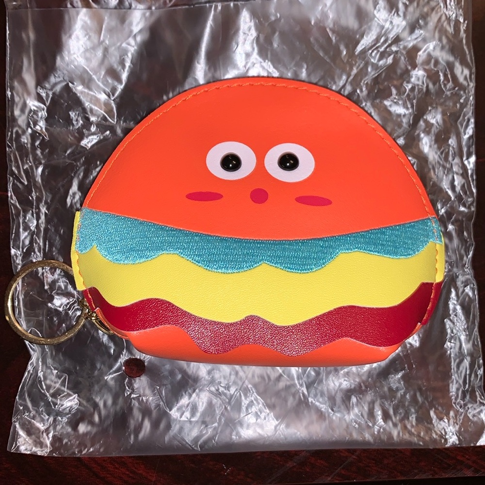 Burger Coin Purse Pouch
